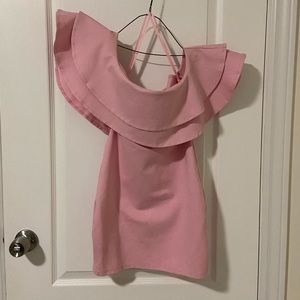 Gorgeous pink off the shoulder dress in size XS